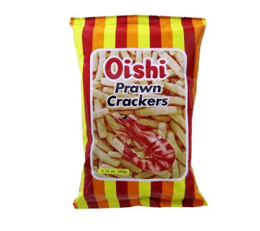 Oishi Prawn Crackers 60Gm Pack Of 10